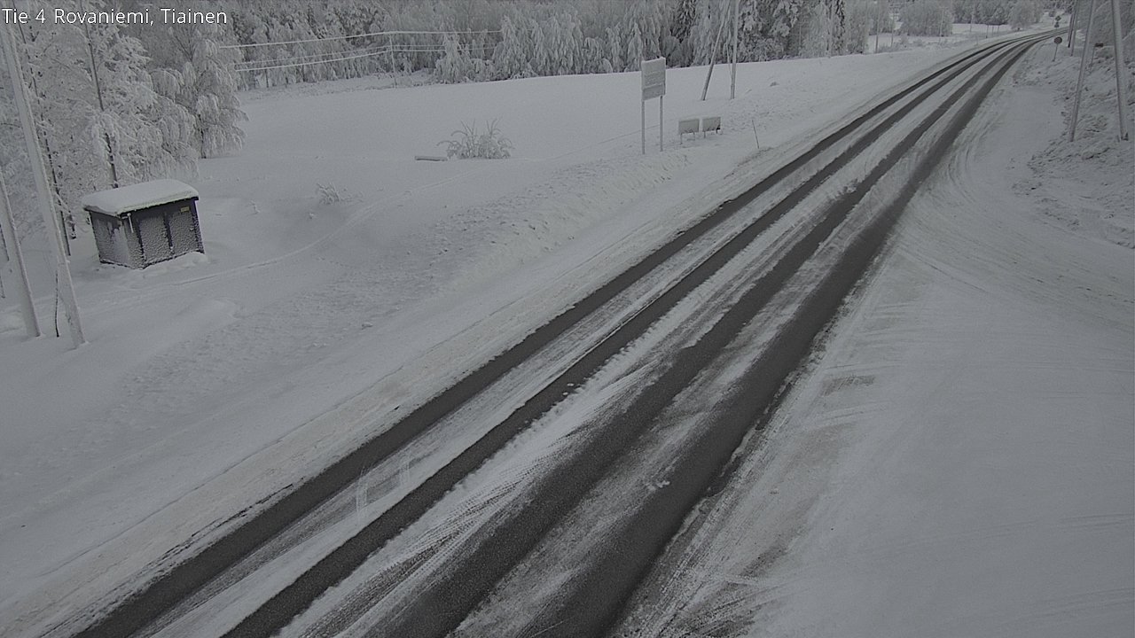 Kelikamerat Kuva Tie 4 Rovaniemi, Tiainen, Rovaniemi, Lappi