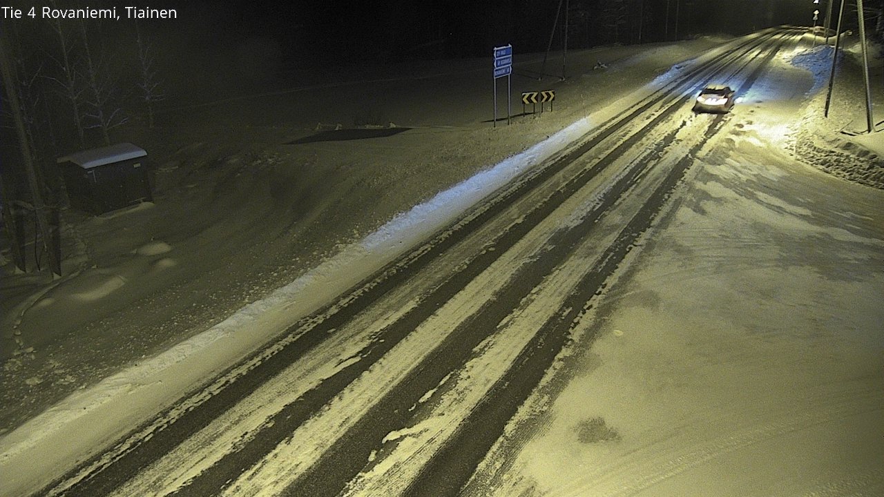 Kelikamerat Kuva Tie 4 Rovaniemi, Tiainen, Rovaniemi, Lappi