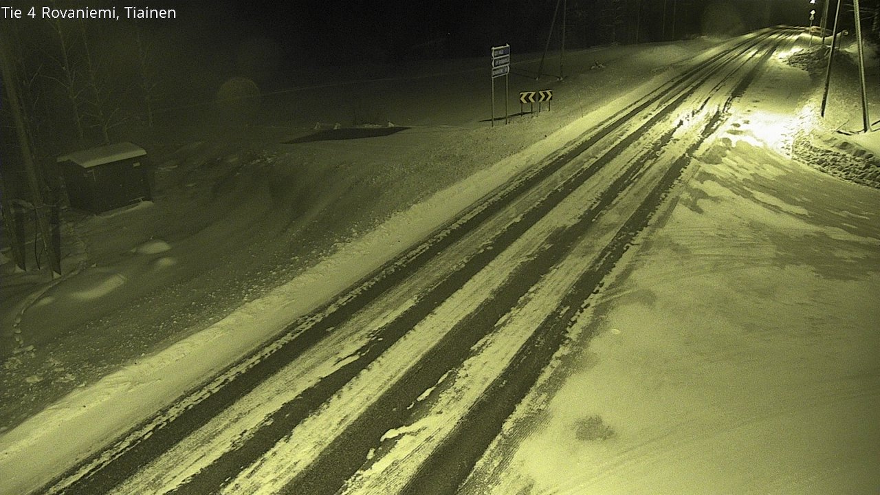 Kelikamerat Kuva Tie 4 Rovaniemi, Tiainen, Rovaniemi, Lappi