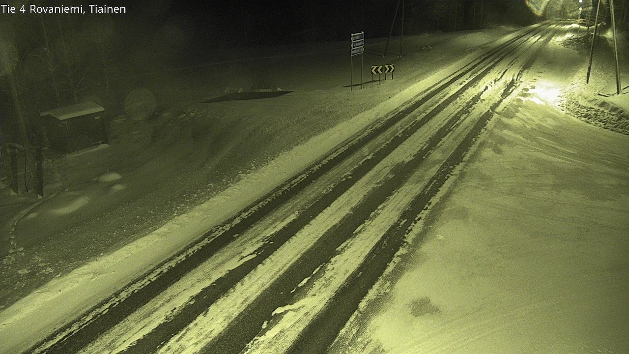 Kelikamerat Kuva Tie 4 Rovaniemi, Tiainen, Rovaniemi, Lappi