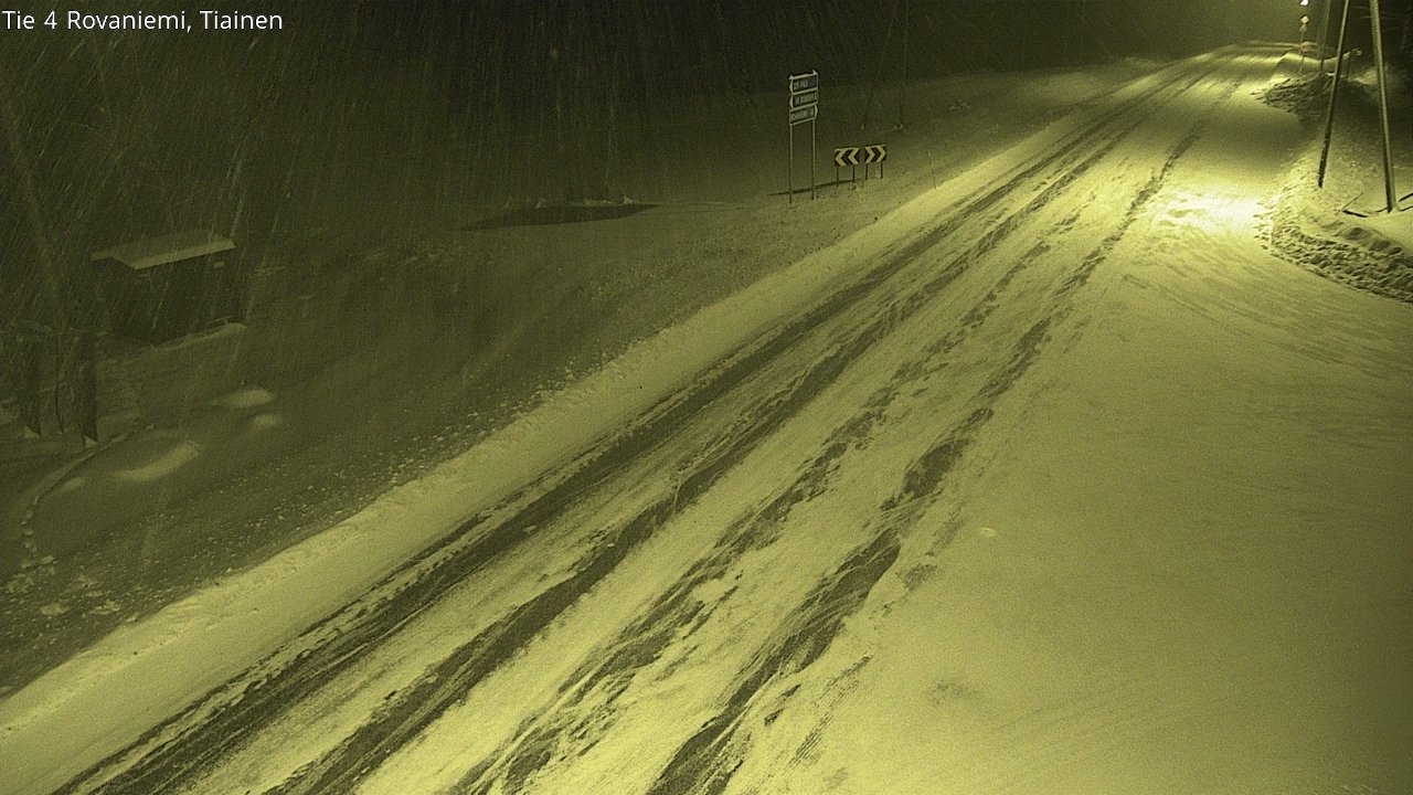 Kelikamerat Kuva Tie 4 Rovaniemi, Tiainen, Rovaniemi, Lappi