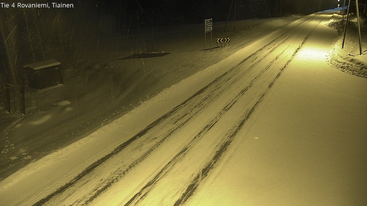 Kelikamerat Kuva Tie 4 Rovaniemi, Tiainen, Rovaniemi, Lappi