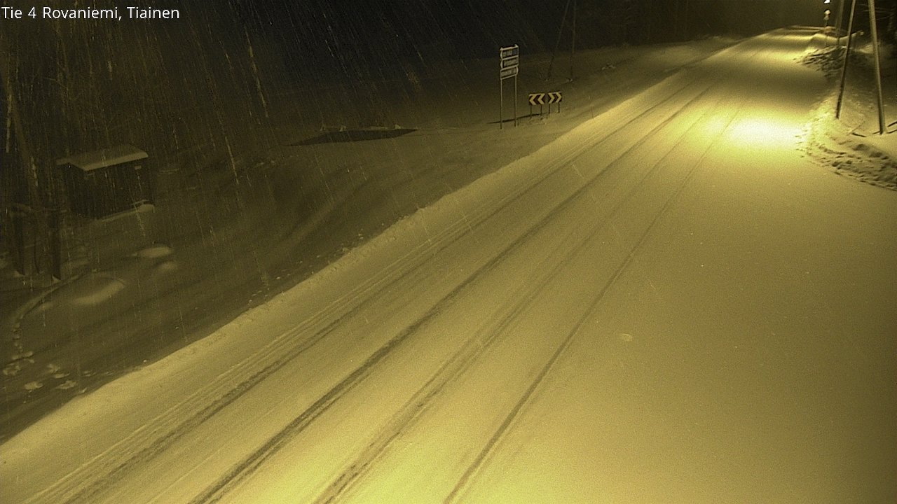 Kelikamerat Kuva Tie 4 Rovaniemi, Tiainen, Rovaniemi, Lappi