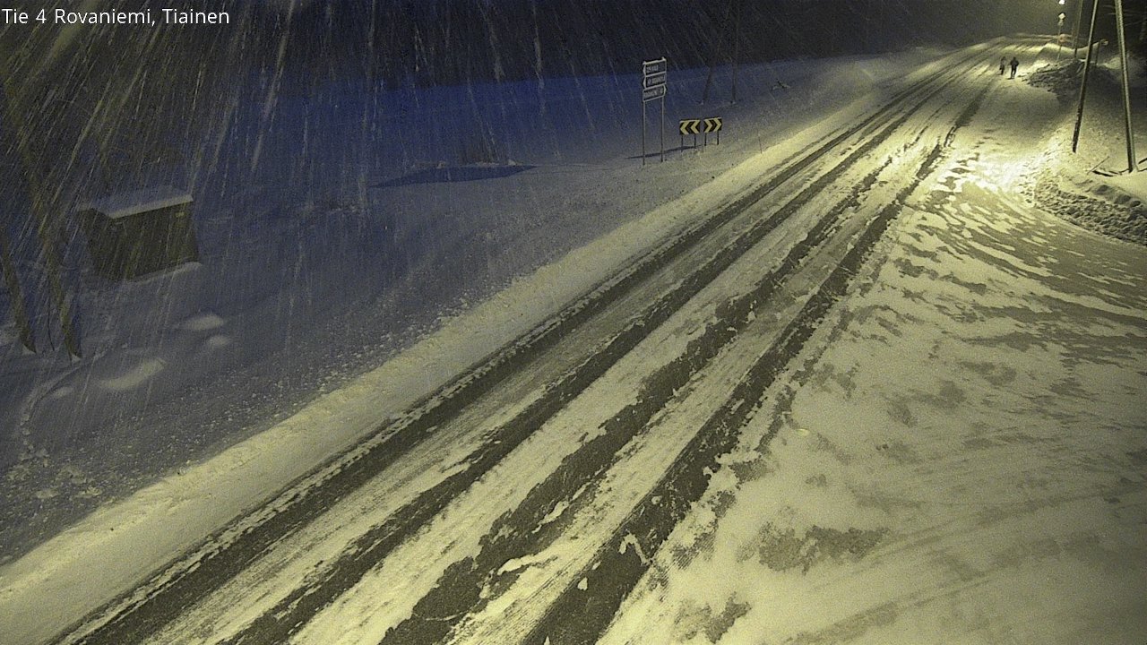 Kelikamerat Kuva Tie 4 Rovaniemi, Tiainen, Rovaniemi, Lappi