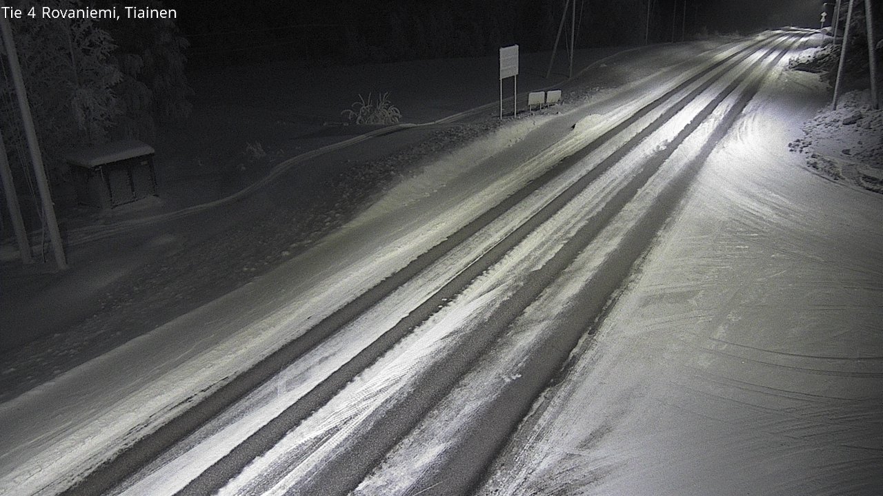 Kelikamerat Kuva Tie 4 Rovaniemi, Tiainen, Rovaniemi, Lappi