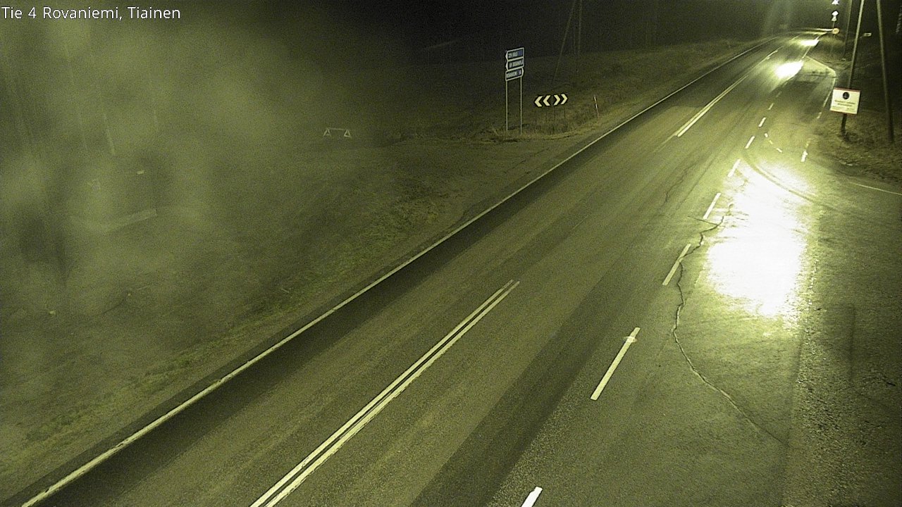 Kelikamerat Kuva Tie 4 Rovaniemi, Tiainen, Rovaniemi, Lappi