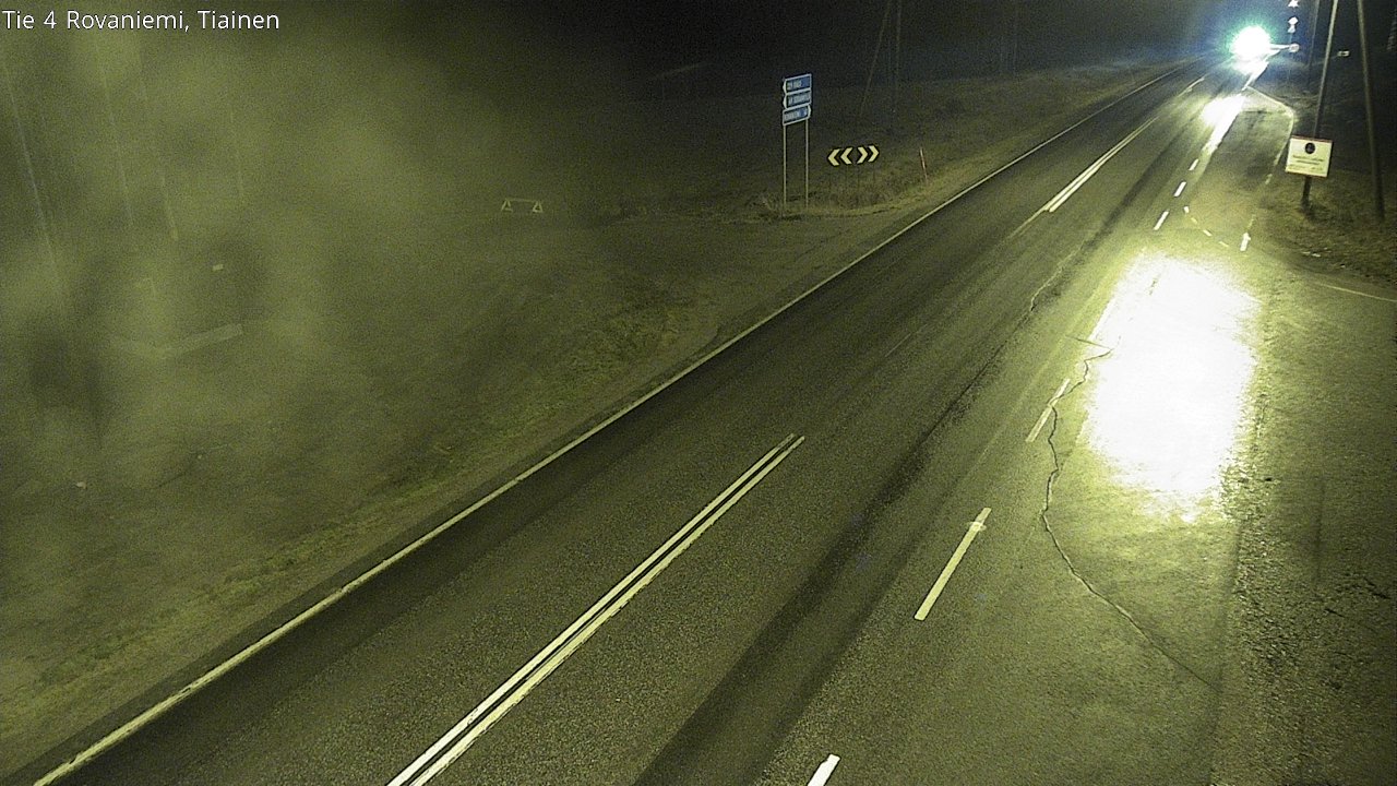 Kelikamerat Kuva Tie 4 Rovaniemi, Tiainen, Rovaniemi, Lappi