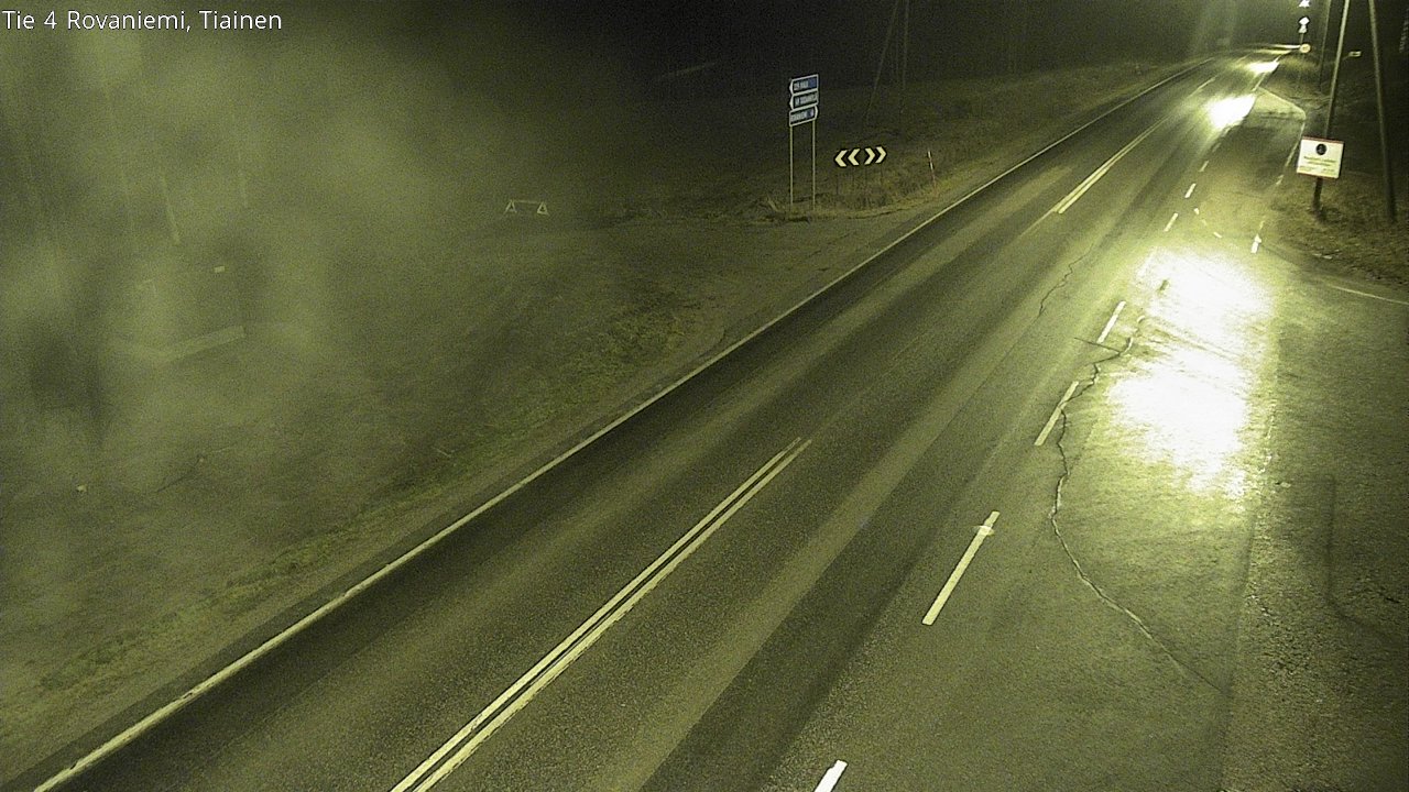 Kelikamerat Kuva Tie 4 Rovaniemi, Tiainen, Rovaniemi, Lappi