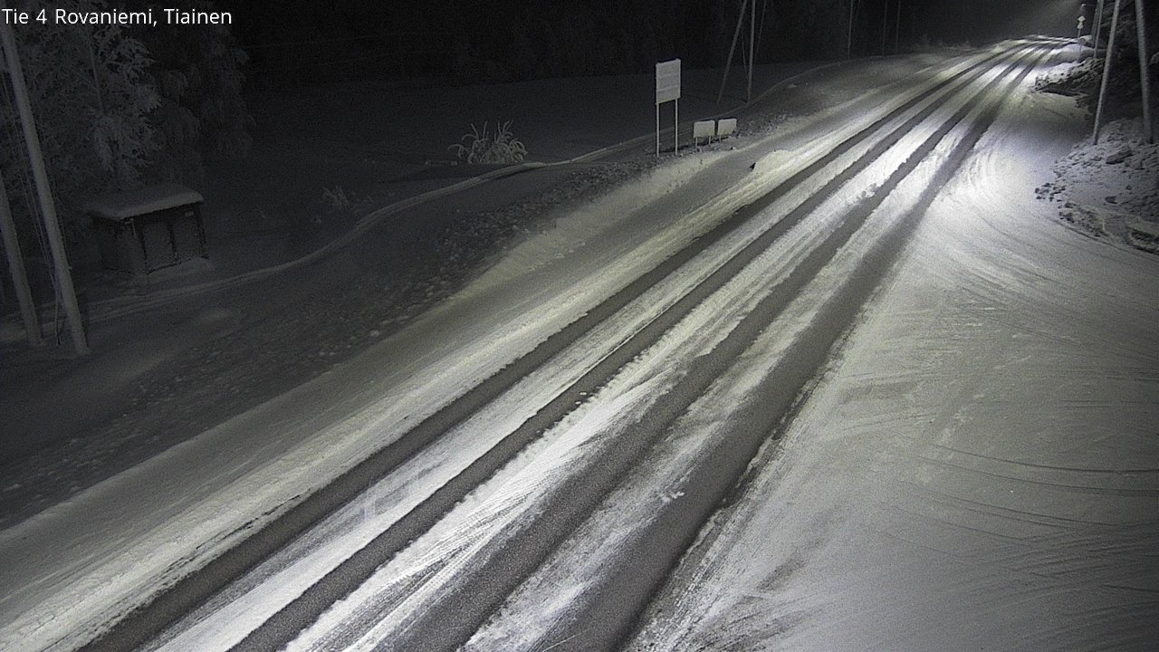 Kelikamerat Kuva Tie 4 Rovaniemi, Tiainen, Rovaniemi, Lappi