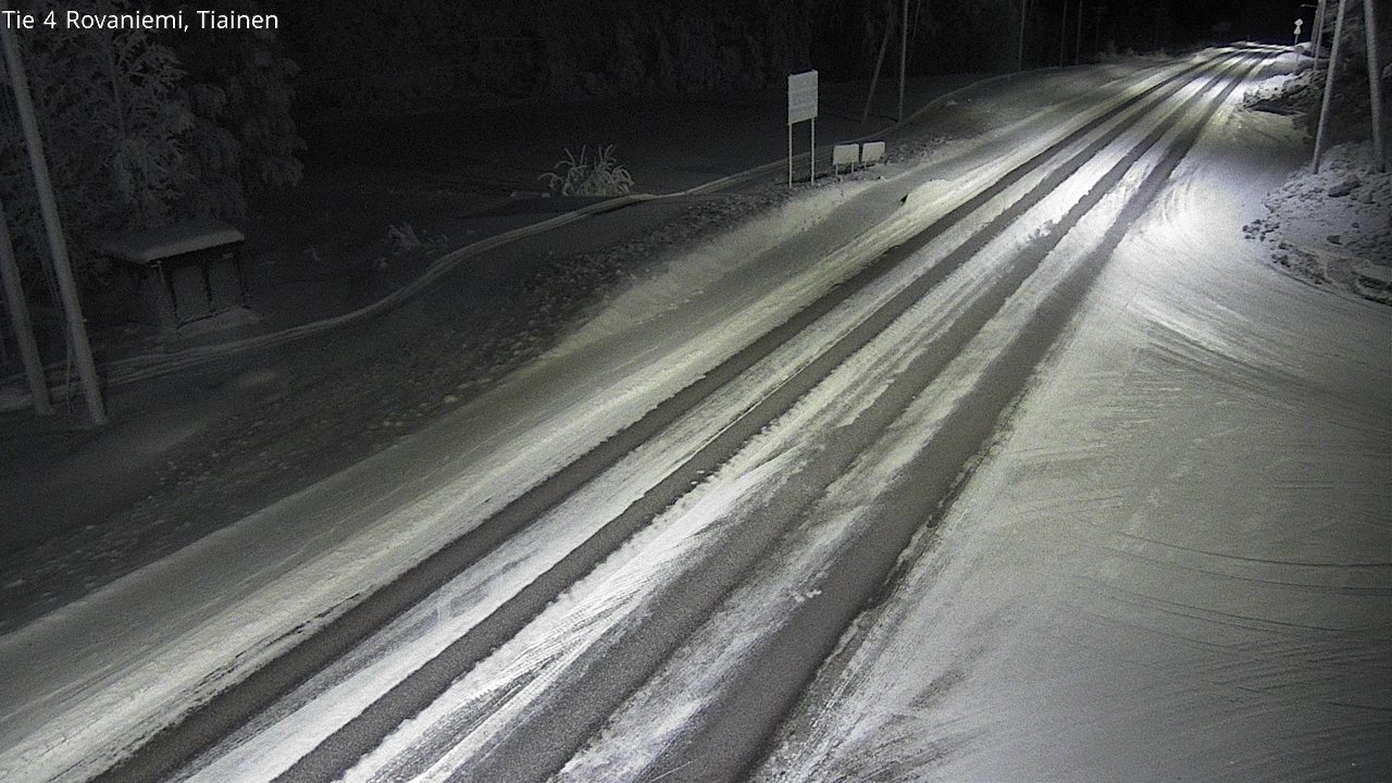 Kelikamerat Kuva Tie 4 Rovaniemi, Tiainen, Rovaniemi, Lappi