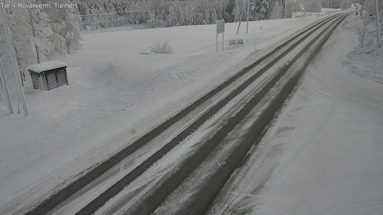 Kelikamerat Kuva Tie 4 Rovaniemi, Tiainen, Rovaniemi, Lappi