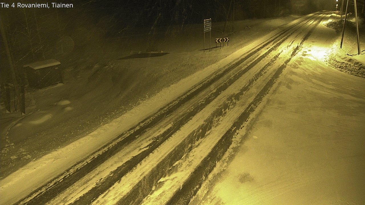 Kelikamerat Kuva Tie 4 Rovaniemi, Tiainen, Rovaniemi, Lappi