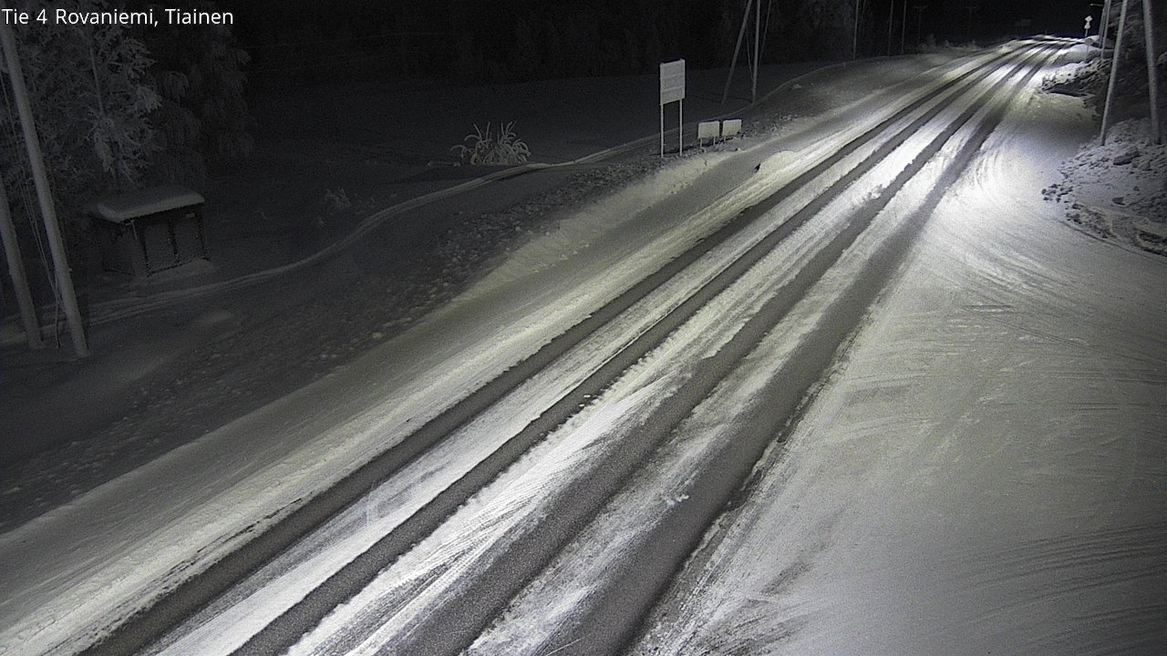 Kelikamerat Kuva Tie 4 Rovaniemi, Tiainen, Rovaniemi, Lappi