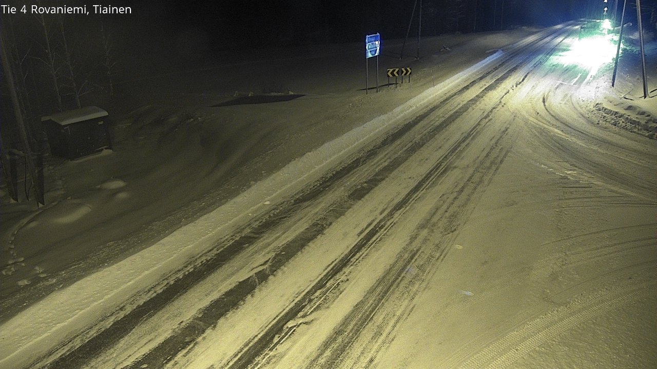 Kelikamerat Kuva Tie 4 Rovaniemi, Tiainen, Rovaniemi, Lappi