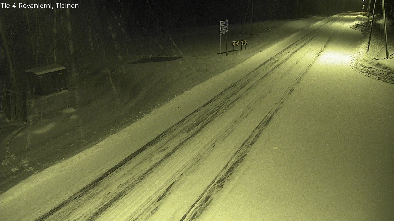 Kelikamerat Kuva Tie 4 Rovaniemi, Tiainen, Rovaniemi, Lappi