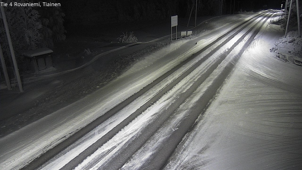 Kelikamerat Kuva Tie 4 Rovaniemi, Tiainen, Rovaniemi, Lappi