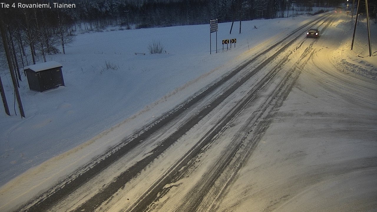 Kelikamerat Kuva Tie 4 Rovaniemi, Tiainen, Rovaniemi, Lappi