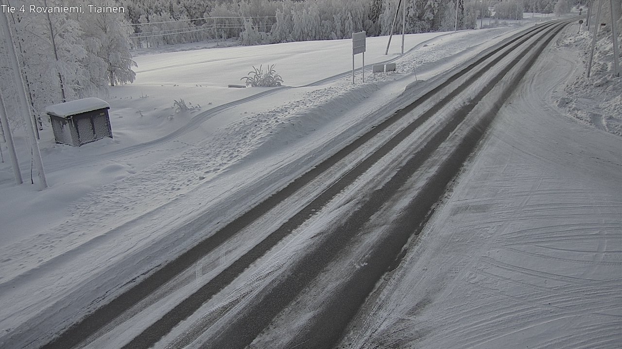 Kelikamerat Kuva Tie 4 Rovaniemi, Tiainen, Rovaniemi, Lappi