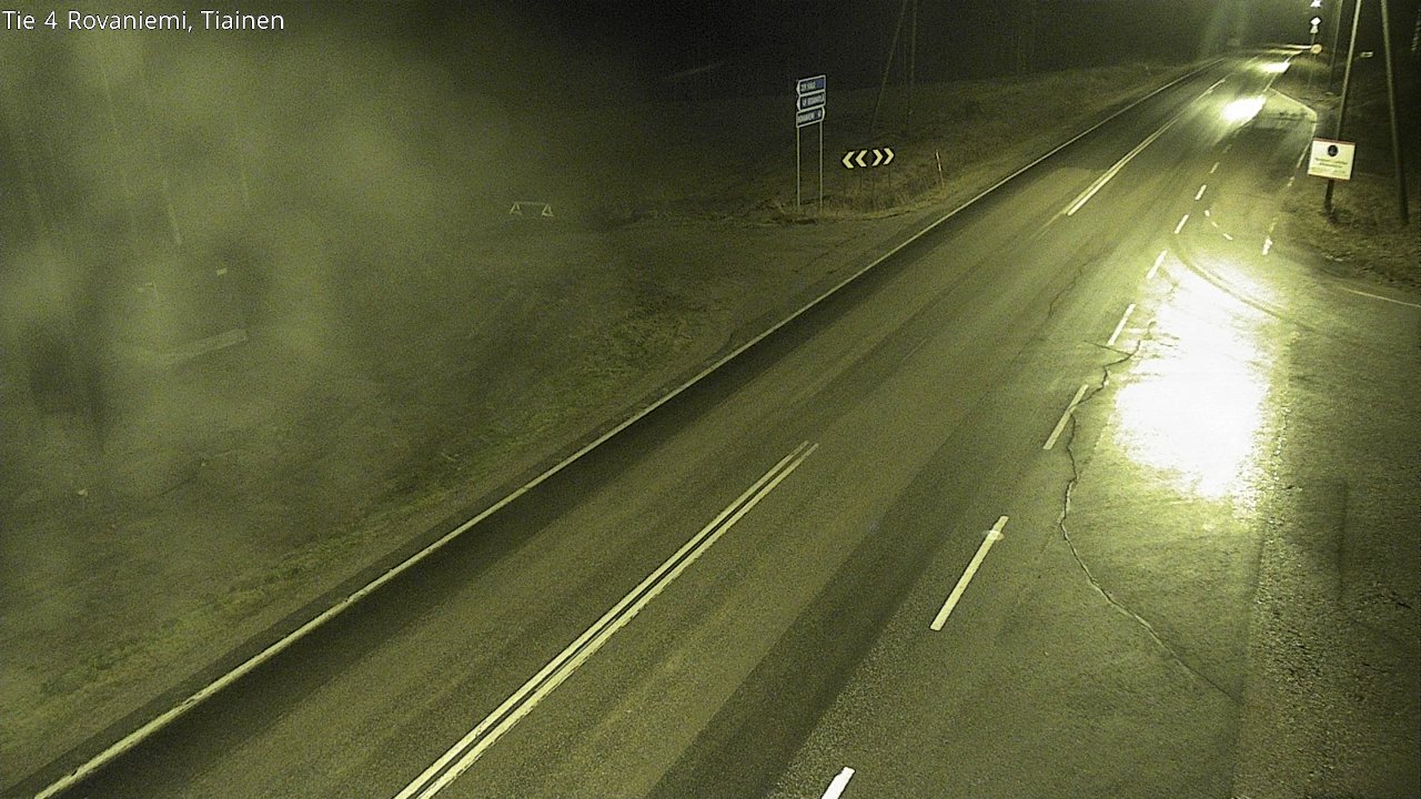 Kelikamerat Kuva Tie 4 Rovaniemi, Tiainen, Rovaniemi, Lappi