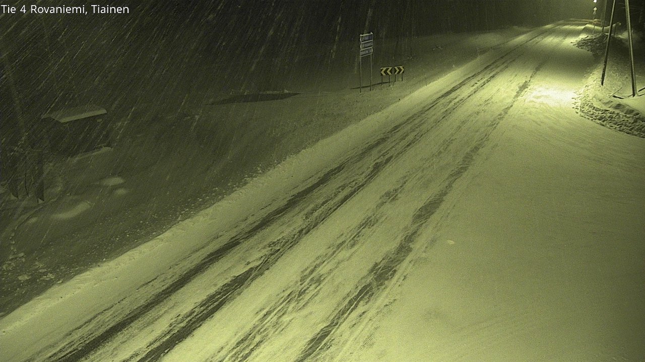 Kelikamerat Kuva Tie 4 Rovaniemi, Tiainen, Rovaniemi, Lappi