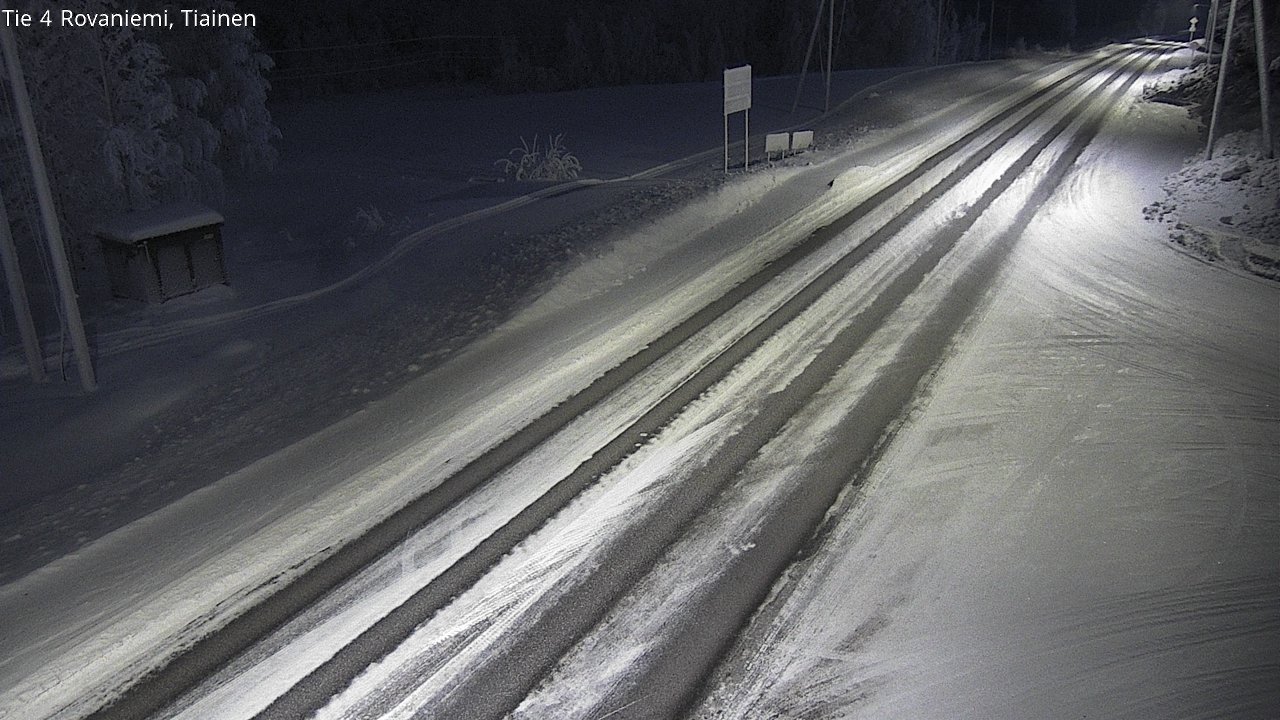 Kelikamerat Kuva Tie 4 Rovaniemi, Tiainen, Rovaniemi, Lappi