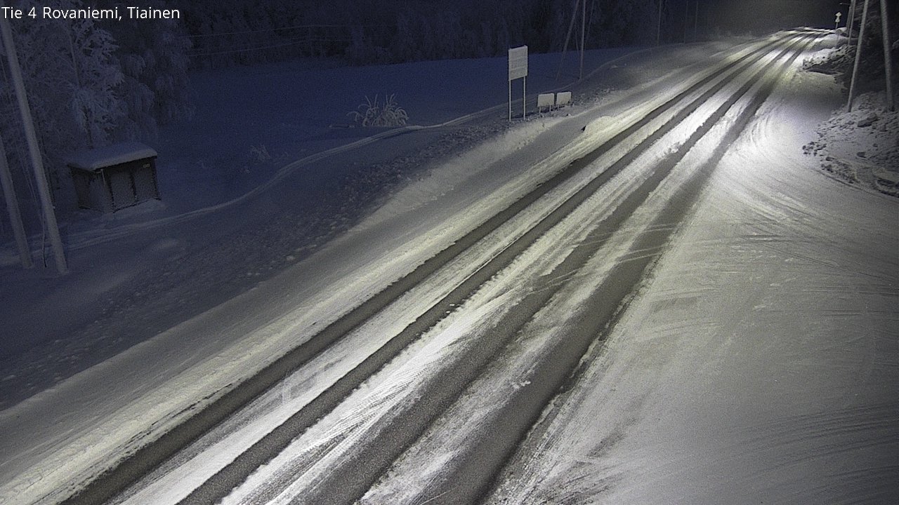 Kelikamerat Kuva Tie 4 Rovaniemi, Tiainen, Rovaniemi, Lappi