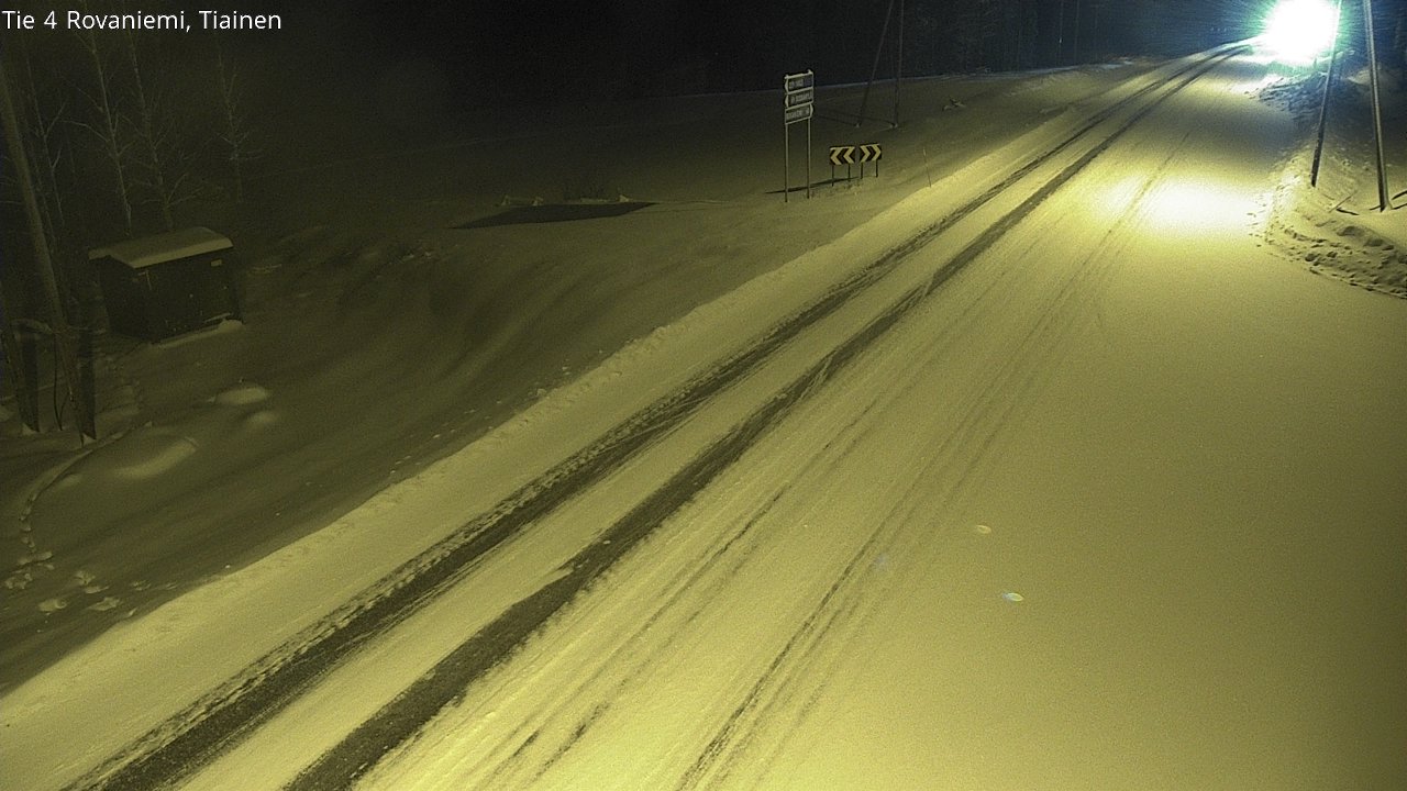 Kelikamerat Kuva Tie 4 Rovaniemi, Tiainen, Rovaniemi, Lappi