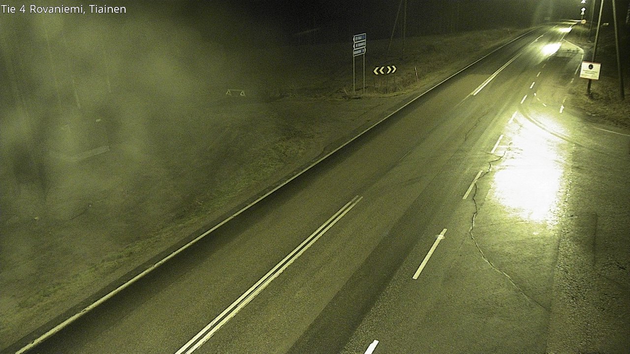 Kelikamerat Kuva Tie 4 Rovaniemi, Tiainen, Rovaniemi, Lappi