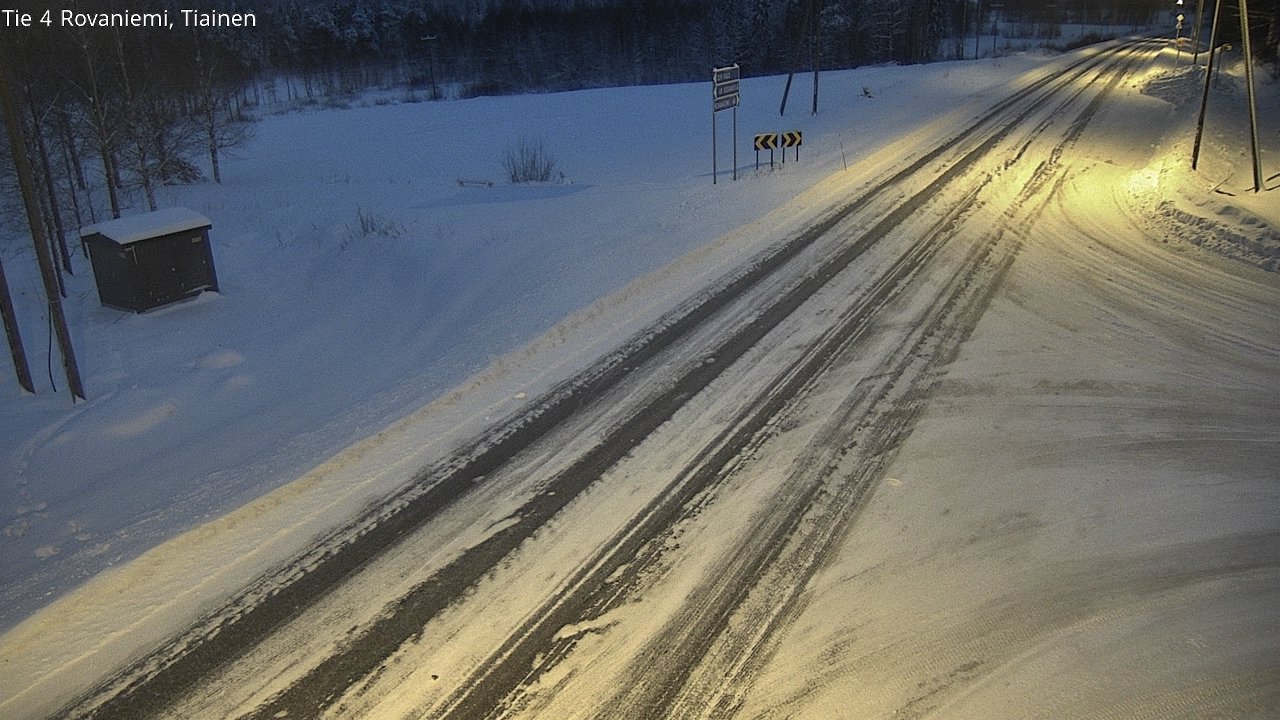 Kelikamerat Kuva Tie 4 Rovaniemi, Tiainen, Rovaniemi, Lappi