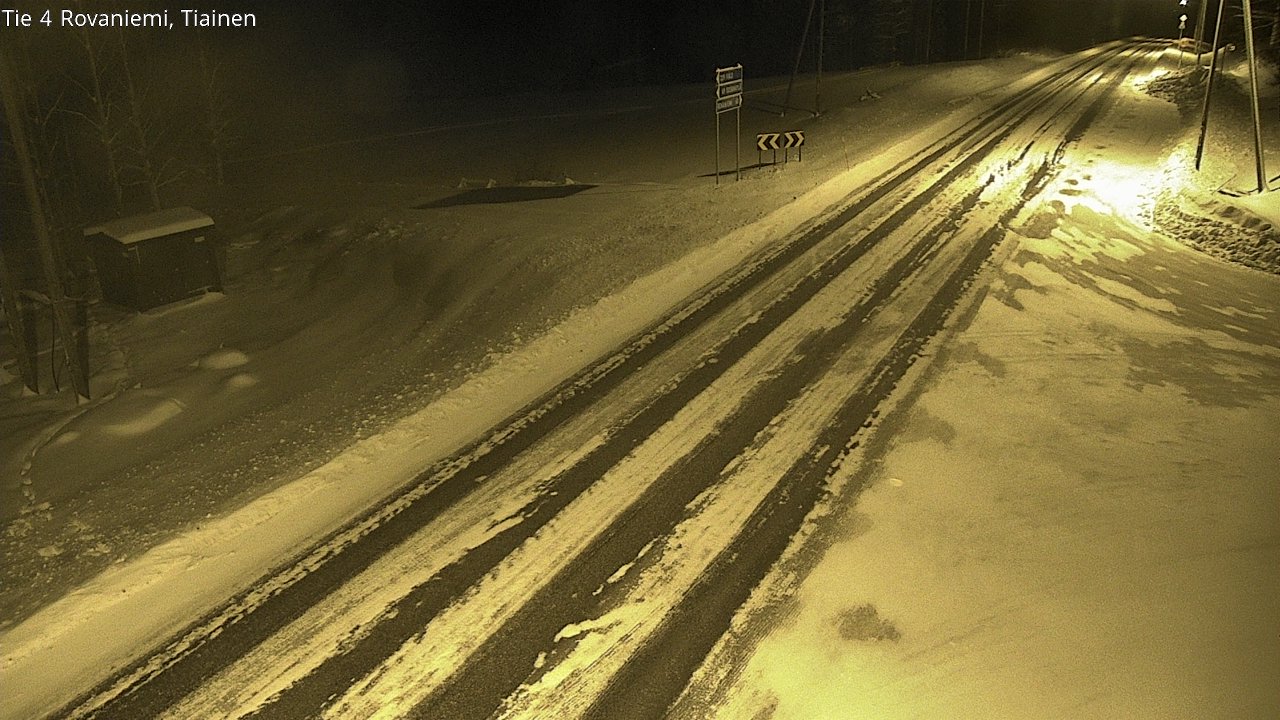 Kelikamerat Kuva Tie 4 Rovaniemi, Tiainen, Rovaniemi, Lappi