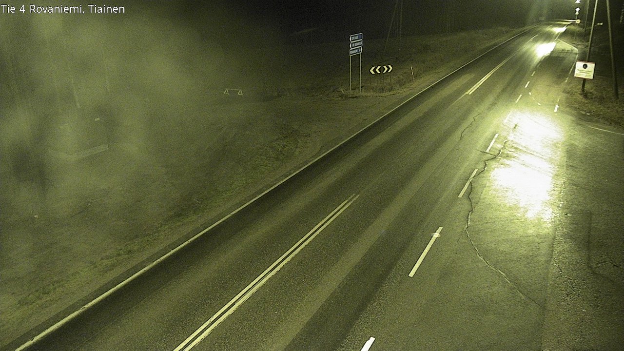 Kelikamerat Kuva Tie 4 Rovaniemi, Tiainen, Rovaniemi, Lappi