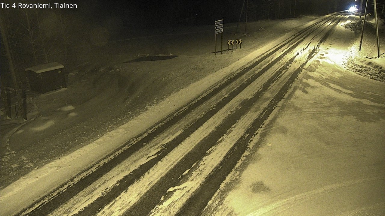 Kelikamerat Kuva Tie 4 Rovaniemi, Tiainen, Rovaniemi, Lappi