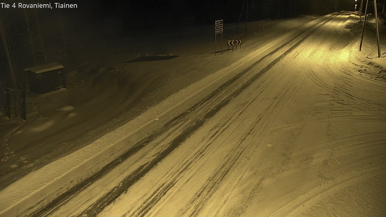 Kelikamerat Kuva Tie 4 Rovaniemi, Tiainen, Rovaniemi, Lappi