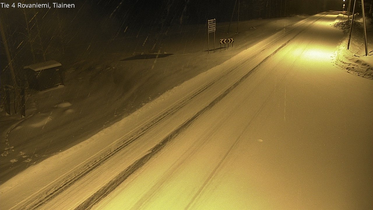 Kelikamerat Kuva Tie 4 Rovaniemi, Tiainen, Rovaniemi, Lappi