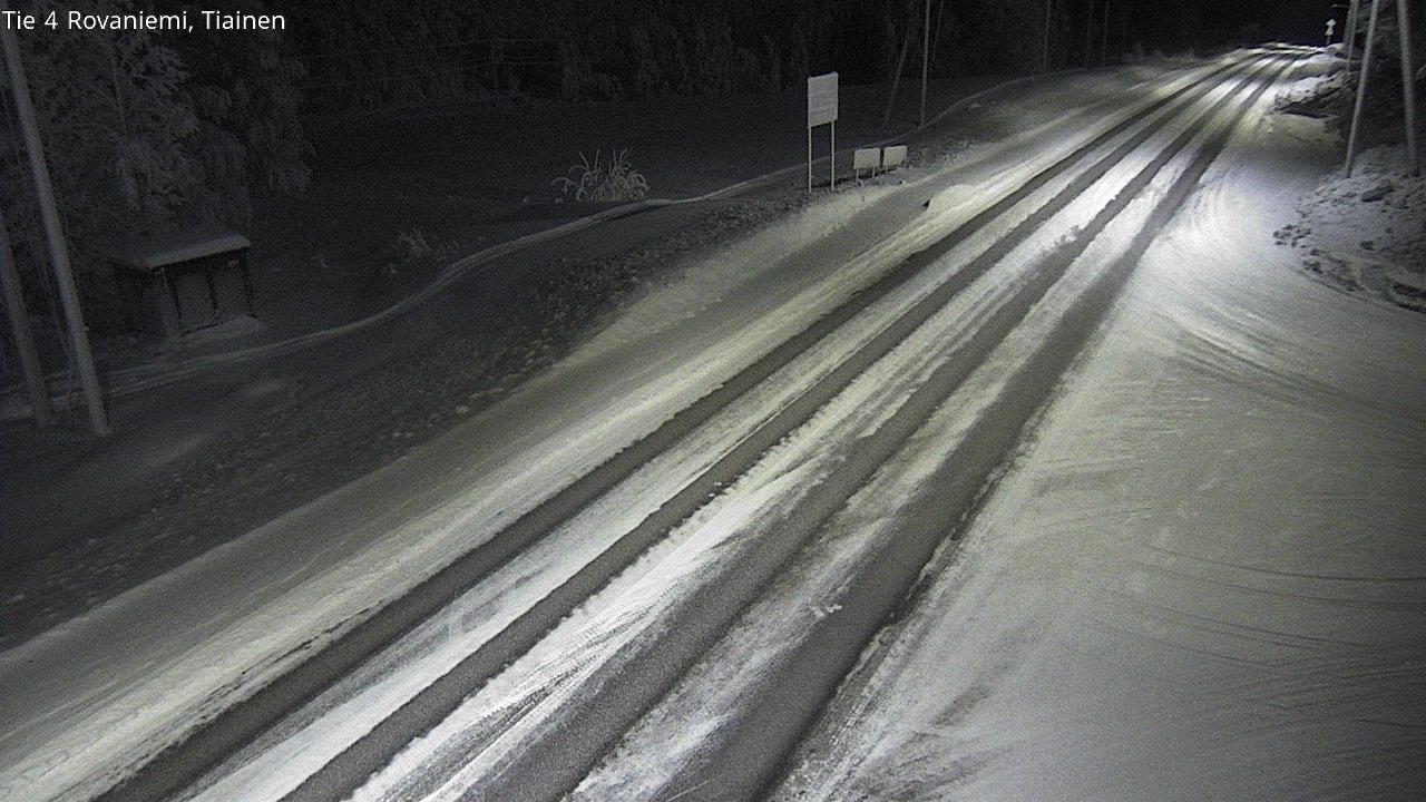 Kelikamerat Kuva Tie 4 Rovaniemi, Tiainen, Rovaniemi, Lappi