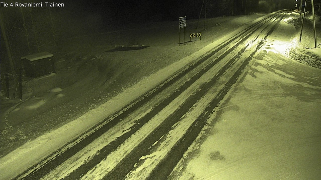 Kelikamerat Kuva Tie 4 Rovaniemi, Tiainen, Rovaniemi, Lappi