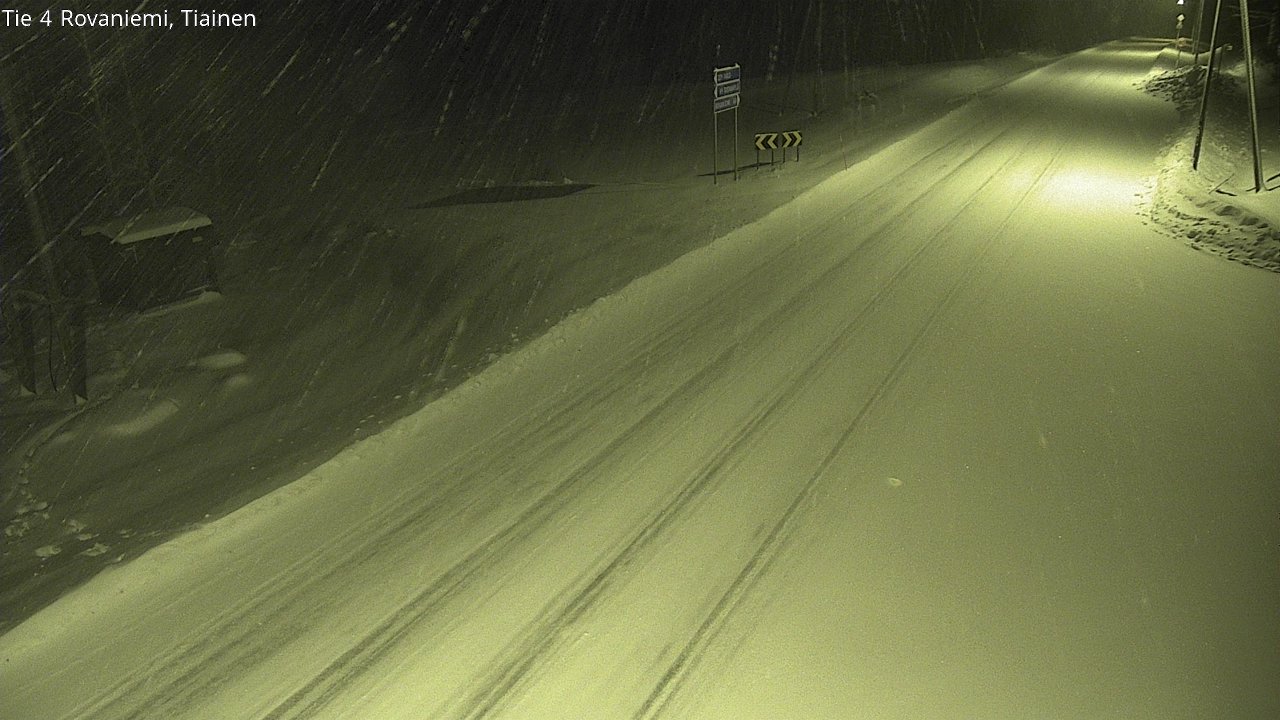 Kelikamerat Kuva Tie 4 Rovaniemi, Tiainen, Rovaniemi, Lappi