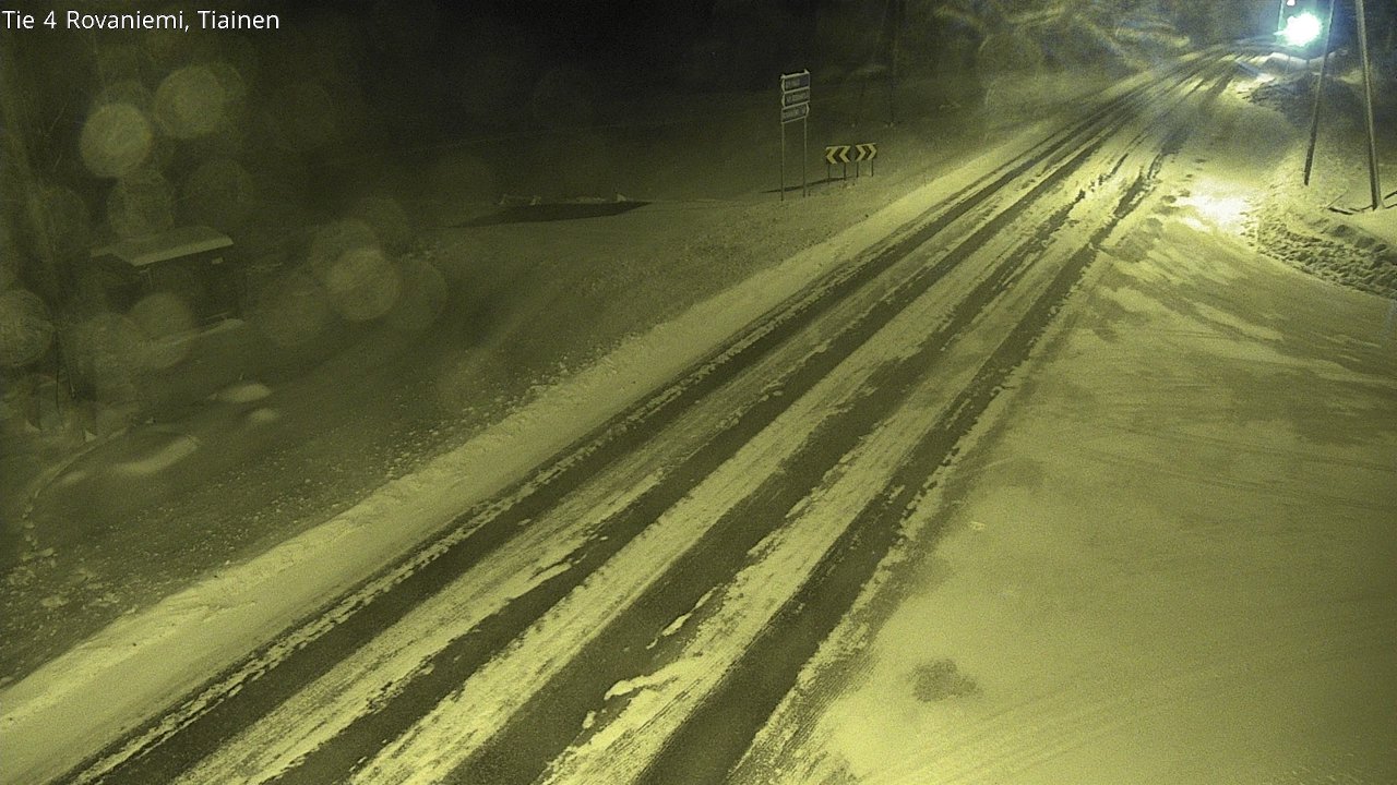 Kelikamerat Kuva Tie 4 Rovaniemi, Tiainen, Rovaniemi, Lappi