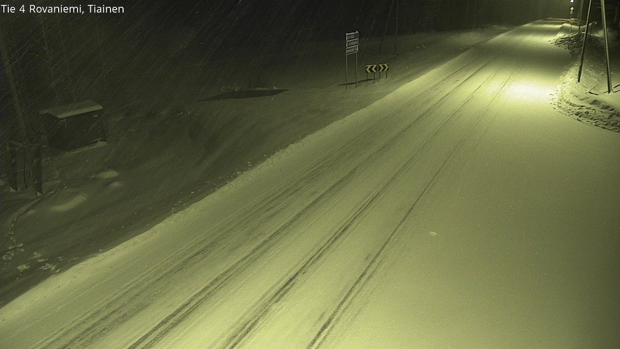 Kelikamerat Kuva Tie 4 Rovaniemi, Tiainen, Rovaniemi, Lappi