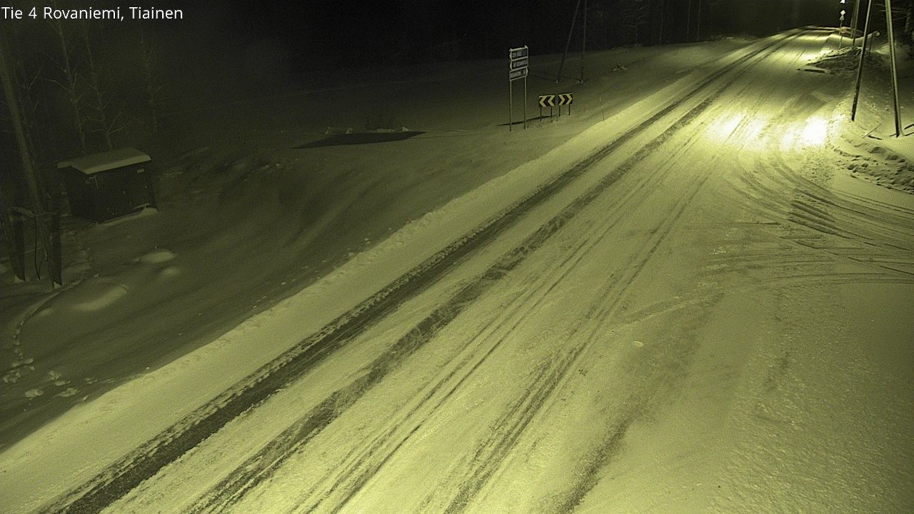 Kelikamerat Kuva Tie 4 Rovaniemi, Tiainen, Rovaniemi, Lappi