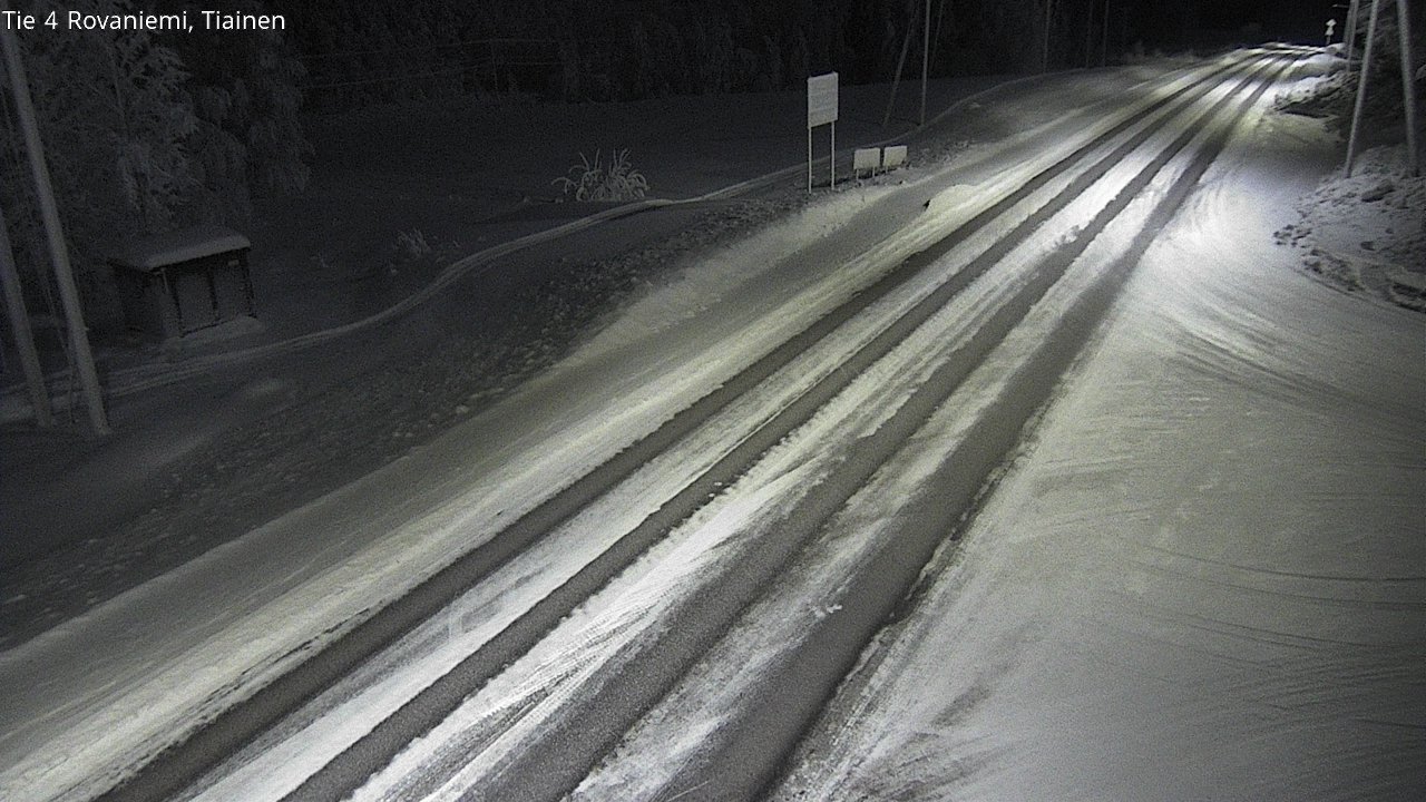 Kelikamerat Kuva Tie 4 Rovaniemi, Tiainen, Rovaniemi, Lappi