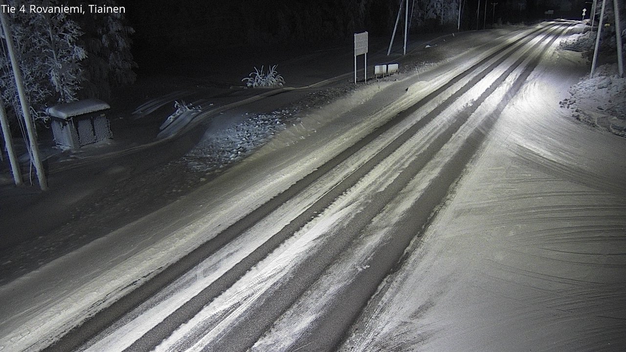 Kelikamerat Kuva Tie 4 Rovaniemi, Tiainen, Rovaniemi, Lappi