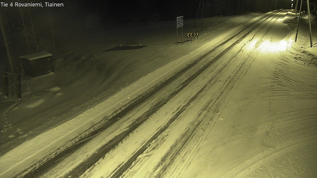 Kelikamerat Kuva Tie 4 Rovaniemi, Tiainen, Rovaniemi, Lappi