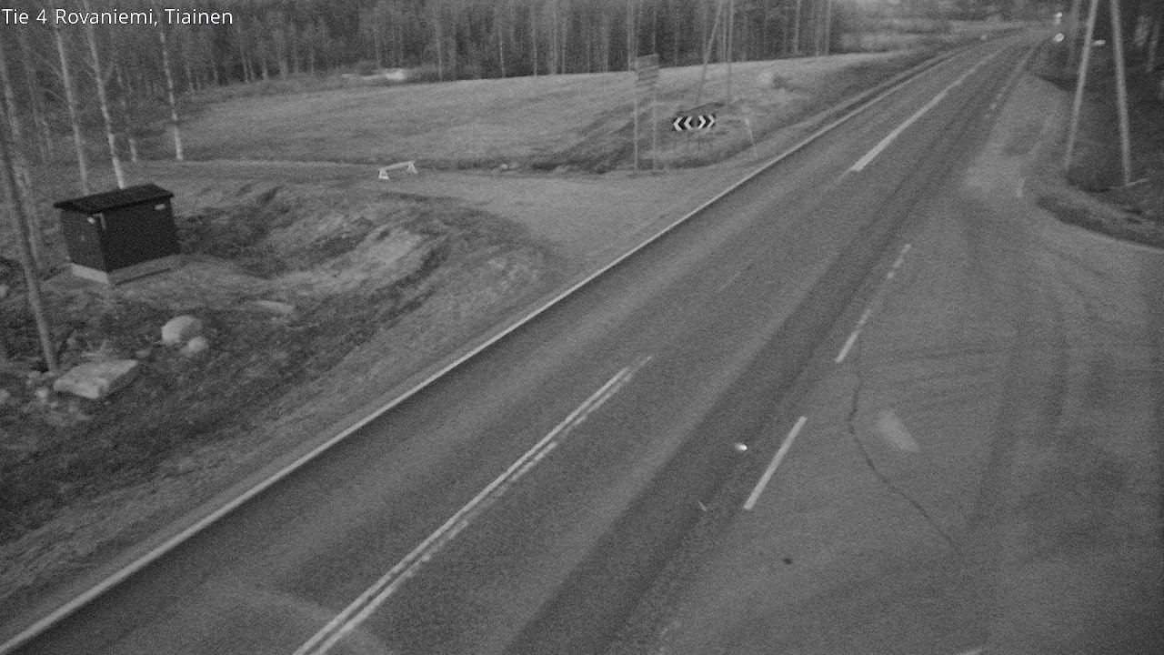 Weather Camera Image Väg 4 Rovaniemi, Tiainen, Rovaniemi, Lappi
