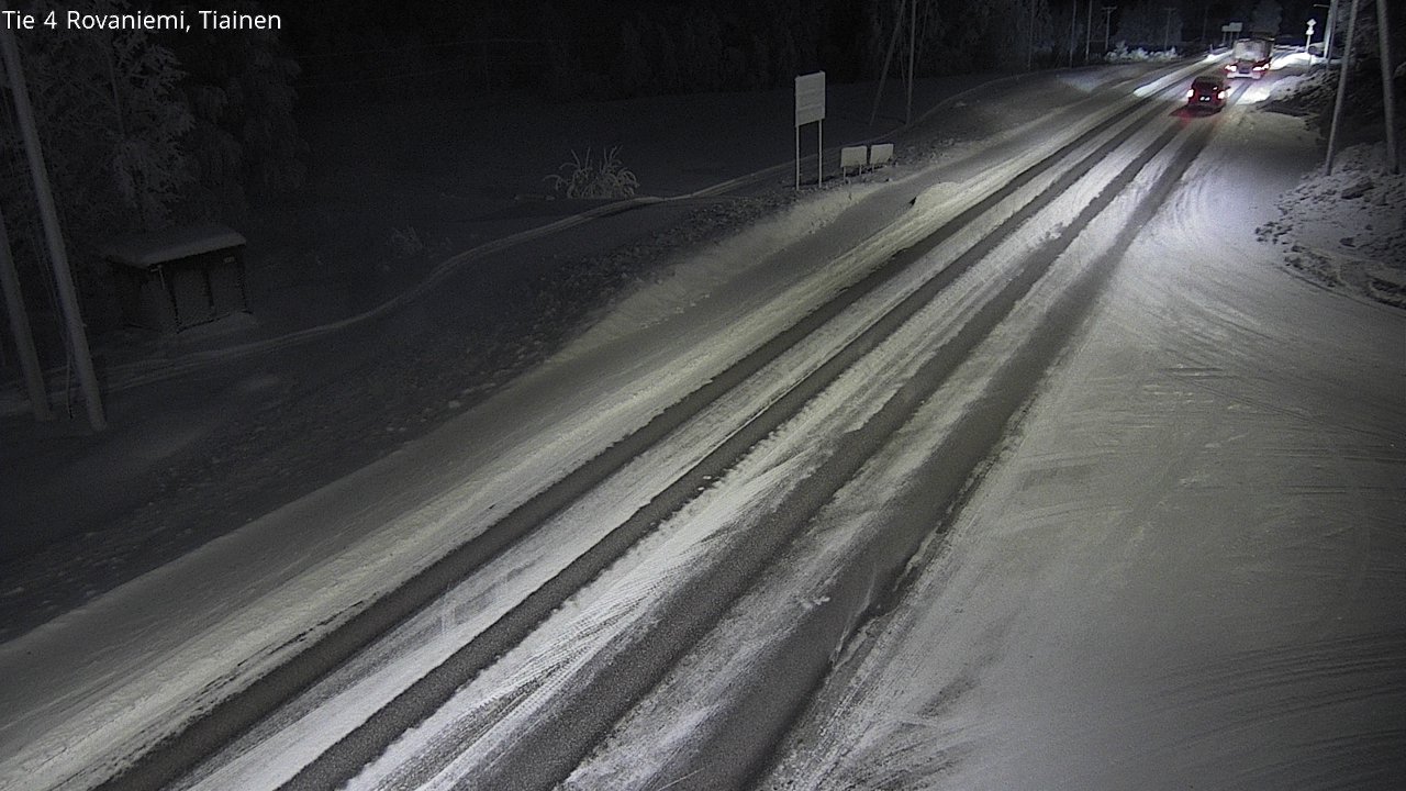 Kelikamerat Kuva Tie 4 Rovaniemi, Tiainen, Rovaniemi, Lappi