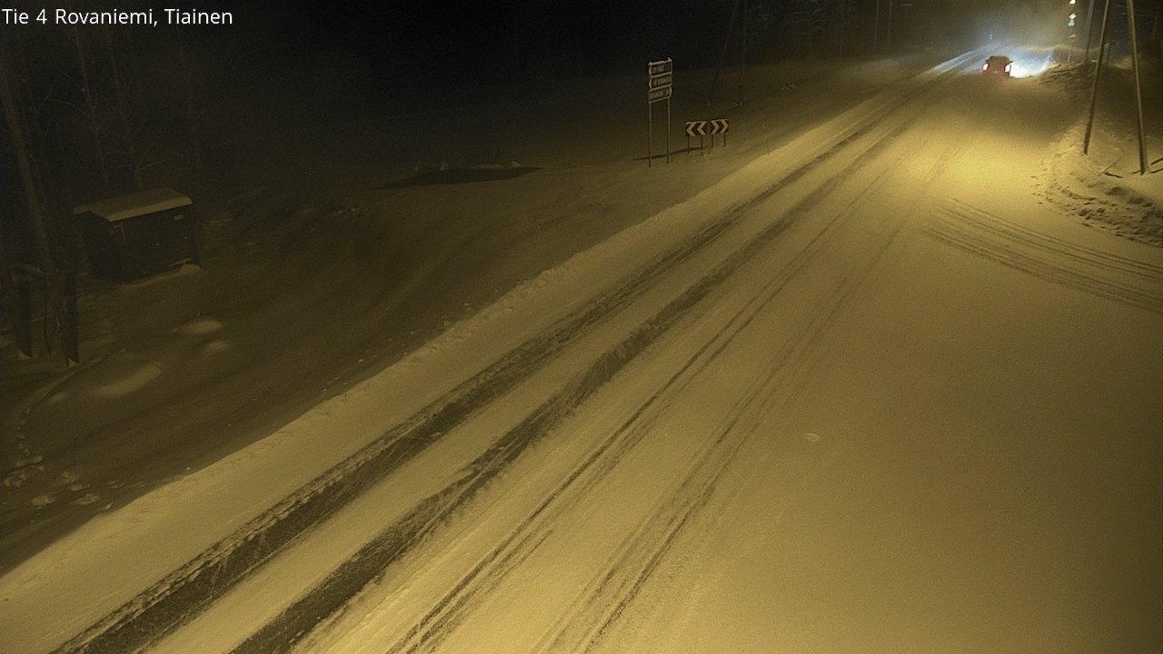 Kelikamerat Kuva Tie 4 Rovaniemi, Tiainen, Rovaniemi, Lappi