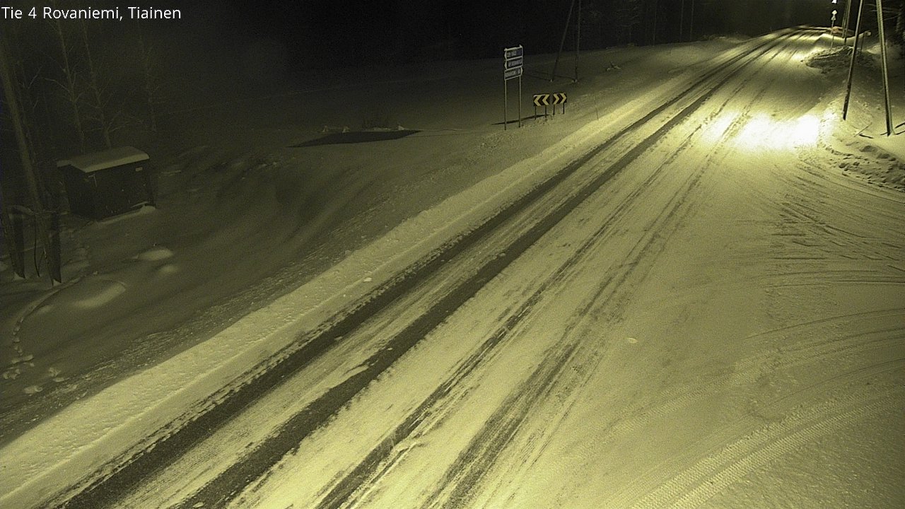 Kelikamerat Kuva Tie 4 Rovaniemi, Tiainen, Rovaniemi, Lappi