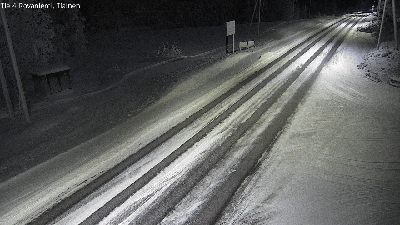 Kelikamerat Kuva Tie 4 Rovaniemi, Tiainen, Rovaniemi, Lappi