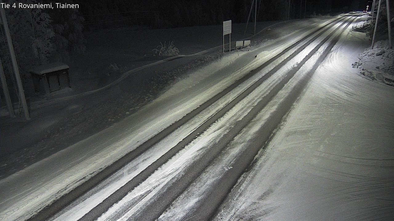 Kelikamerat Kuva Tie 4 Rovaniemi, Tiainen, Rovaniemi, Lappi