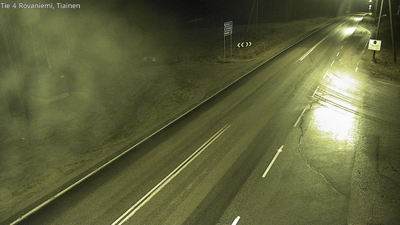 Kelikamerat Kuva Tie 4 Rovaniemi, Tiainen, Rovaniemi, Lappi